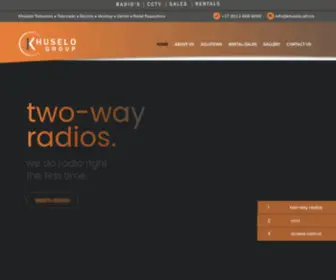 Khuselo.africa(Khuselo Telecommunications is an African leader providing wireless) Screenshot