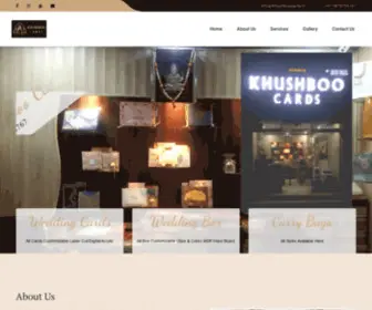 Khushboocards.in(Khushboo cards) Screenshot
