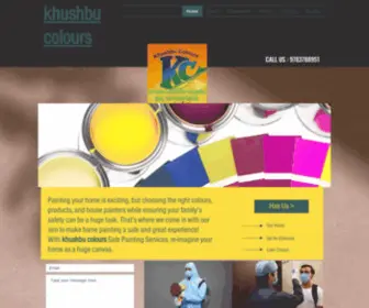 Khushbucolours.com(Khushbu Colours) Screenshot