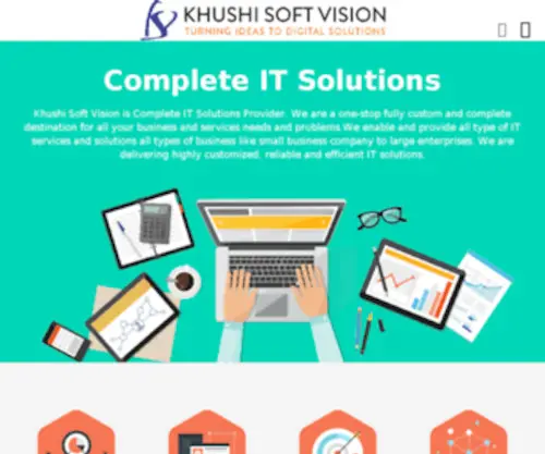 Khushisoftvision.com(KHUSHI SOFT VISION PVT) Screenshot