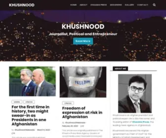 Khushnood.co.uk(Journalist, Political & Entrepreneur) Screenshot