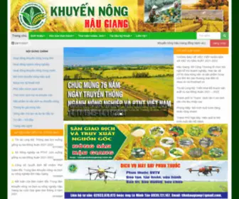 Khuyennonghaugiang.com.vn(Khuyến nông Hậu Giang) Screenshot
