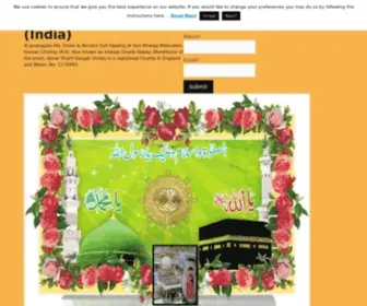 Khwajagharibnawaz.org(Ajmer Sharif Dargah) Screenshot