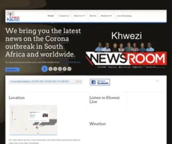 Khwezi.org.za(Radio Khwezi) Screenshot