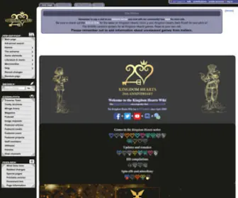 Khwiki.com(The Kingdom Hearts Wiki) Screenshot