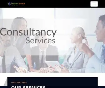 Khyatishield.com(Security company) Screenshot