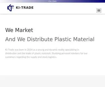 KI-Trade.com(Produzione e distribuzione di materiale plastico) Screenshot