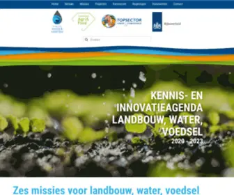 Kia-Landbouwwatervoedsel.nl(Kennis- en innovatie) Screenshot