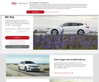 Kiabilforsakring.com(En skräddarsydd försäkring för dig som kör Kia) Screenshot