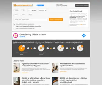 Kiadoalberlet.hu(Albérlet) Screenshot