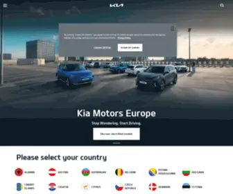 Kia.eu Screenshot