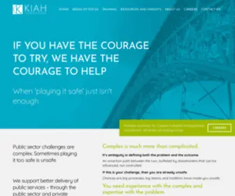 Kiah.com(Kiah Consulting) Screenshot