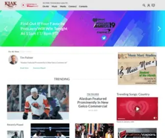 Kiak.com(102.5 KIAK) Screenshot