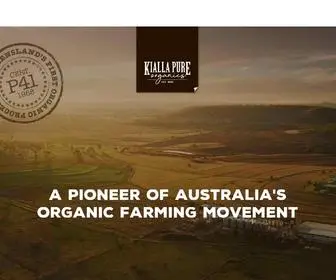 Kiallafoods.com.au(Organic flour and wholefoods) Screenshot