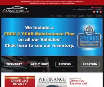 Kianmotors.com(Kian Motors) Screenshot