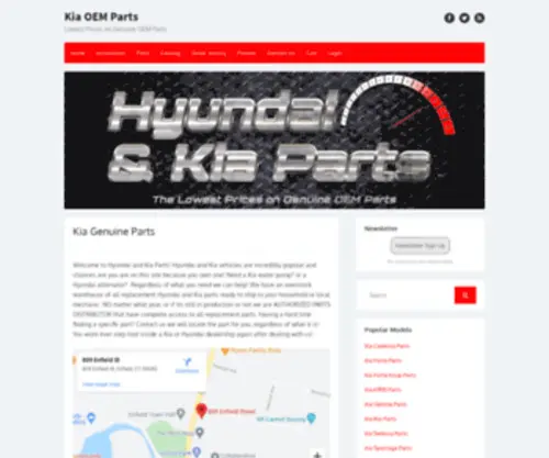 Kiaoemparts.net(Lowest Prices on Genuine OEM Parts) Screenshot