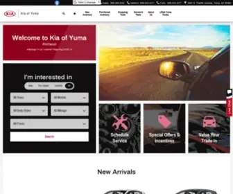 Kiaofyuma.com(Kia of Yuma) Screenshot