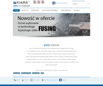 Kiara-Glass.eu(KIARA sp) Screenshot