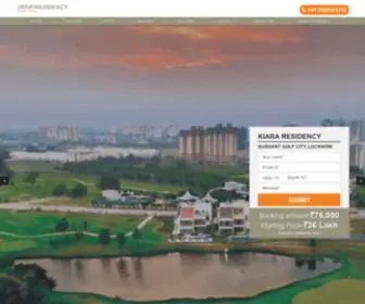 Kiara-Residency.com(Kiara Residency in Sushant Golf City) Screenshot