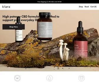 Kiaranaturals.com(CBD Oil) Screenshot