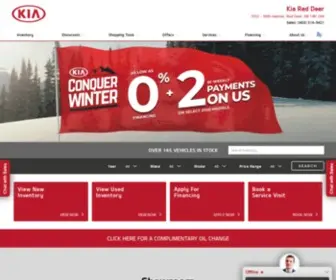 Kiareddeer.ca(Kia Red Deer) Screenshot