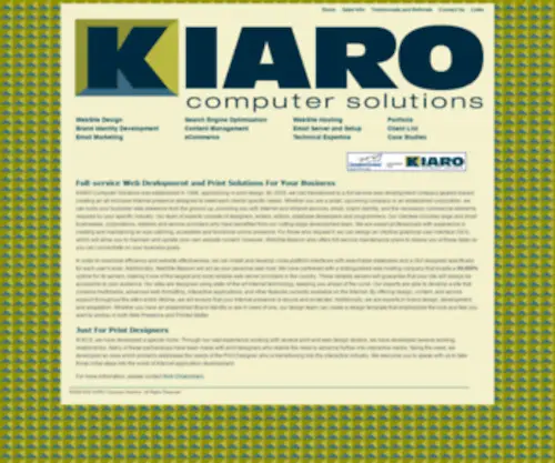 Kiarosolutions.com(Your Full) Screenshot