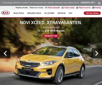 Kia.si(Akcijska ponudba novih in rabljenih vozil Kia) Screenshot