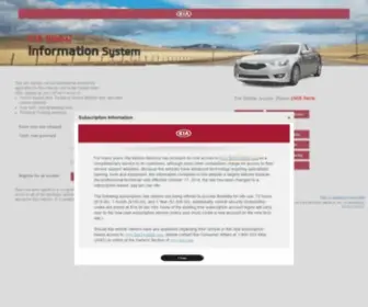 Kiatechinfo.com(Kia Global Information System (KGIS)) Screenshot