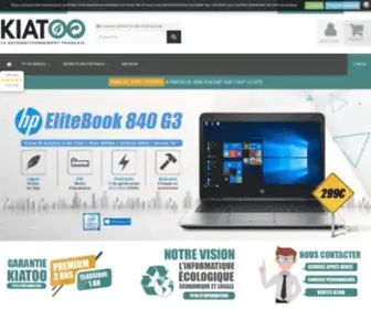 Kiatoo.com(Ordinateurs reconditionnés et d'occasion pas cher) Screenshot