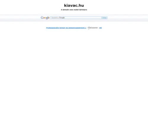 Kiavac.hu(Kia vác) Screenshot