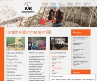 Kib-OL.de(KiB Kindertagesstätten KiTa Oldenburg Home ) Screenshot