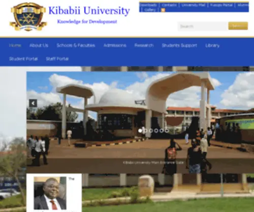Kibabiiuniversity.ac.ke(Kibabii University College) Screenshot