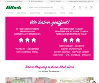 Kibek.de(Kibek Teppiche online kaufen) Screenshot