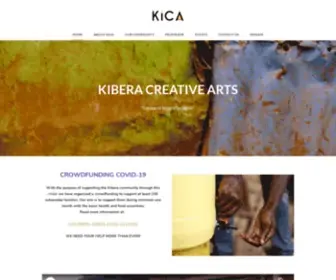 Kiberacreativearts.org(KIBERA CREATIVE ARTS) Screenshot