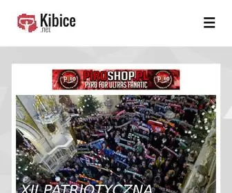 Kibice.net(Najświeższe informacje ze świata kibiców sportowych. Relacje) Screenshot