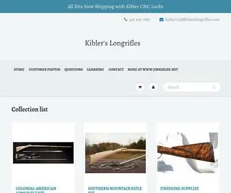 Kiblerslongrifles.com(For builders of contemporary flintlock long rifles) Screenshot