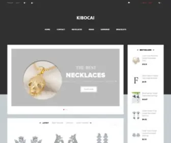 Kibocai.com(Bracelets, Earrings, Necklaces, Rings) Screenshot