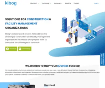 Kibog.com(Solutions for Facility Management & Healthcare Organizations) Screenshot