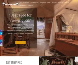 Kibosafaricamp.com(Kibo Safari Camp) Screenshot