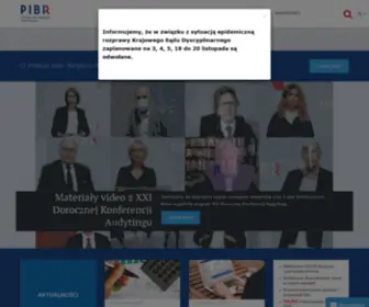 Kibr.org.pl(Polska Izba Biegłych Rewidentów) Screenshot