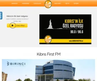 Kibrisfirstfm.net(Kıbrıs First FM) Screenshot