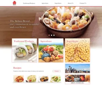 Kibunusa.com(Kibun Foods) Screenshot