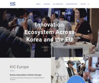 Kiceurope.eu(KIC Europe) Screenshot