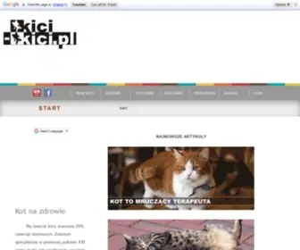Kici-Kici.pl(Wszystko o kocie) Screenshot