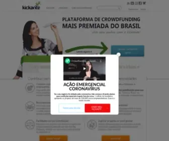 Kickante.com.br(Vaquinha Online e Crowdfunding é na Kickante) Screenshot