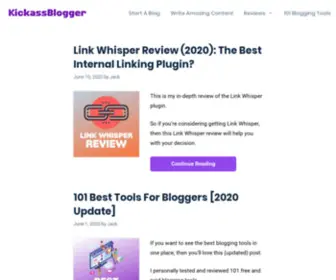 Kickassblogger.com(Kickassblogger) Screenshot