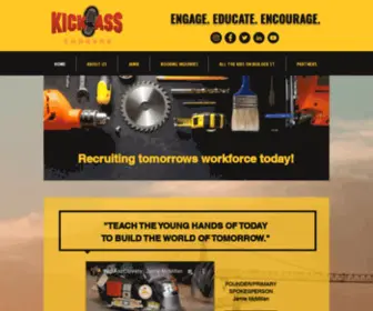 Kickasscareers.ca(School & community outreach program whose goal) Screenshot