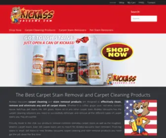 Kickassvacuums.com(Carpet Stain Removal) Screenshot