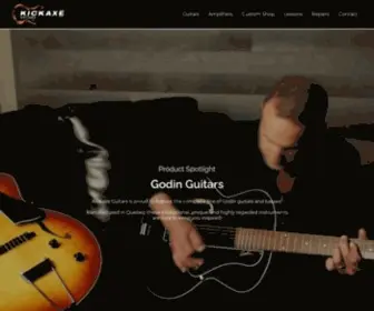 Kickaxeguitars.com(Kickaxe Guitars) Screenshot