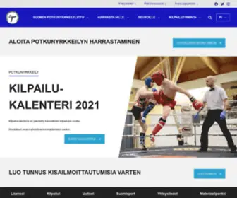 Kickboxing.fi(Suomen Potkunyrkkeilyliitto) Screenshot